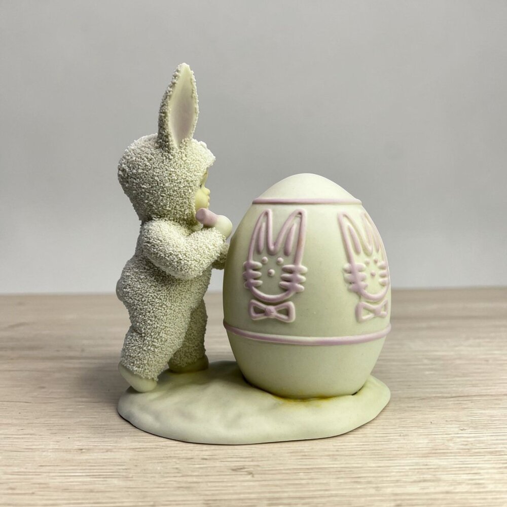 Dept 56 Springtime Stories of the Snowbunnies I'll Color the Easter Egg 1996